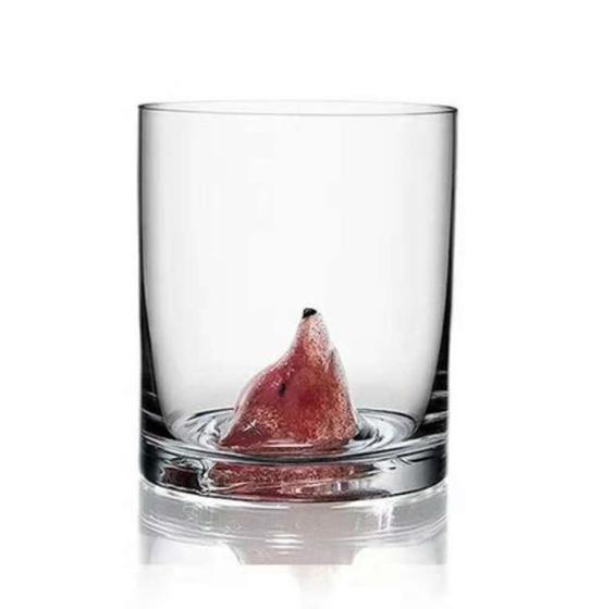 Imagem de 3D Animal Head Crystal Rocks Scotland Whisky Glasses Old Fashioned Glass Verre XO Chivas Red Wine Cup Brandy Snifter Vidro à Moda Antiga (Raposa)