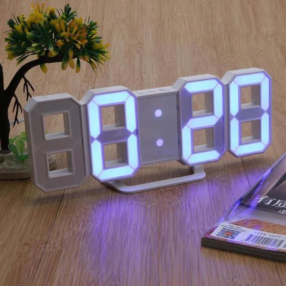 3d Led Relógio De Parede Digital / Design Moderno Luz Noturna Menor preço em 3d Led Relógio De Parede Digital / Design Moderno Luz Noturna