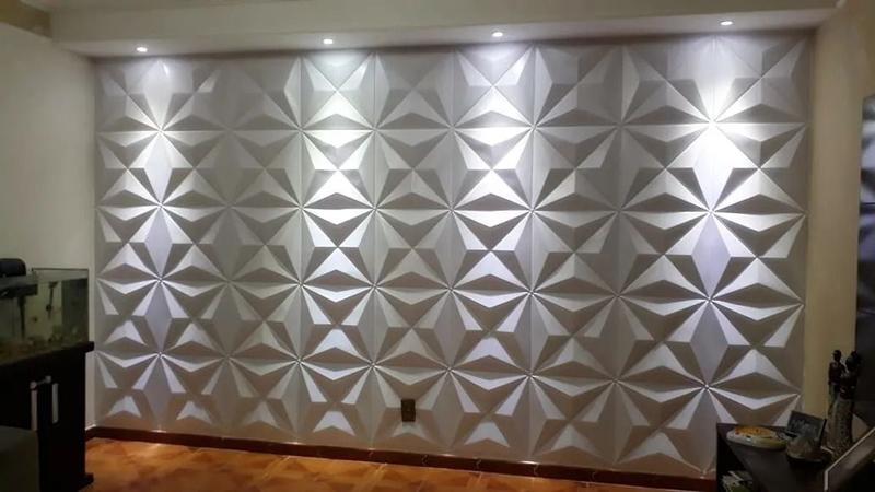 Imagem de 3m²placas De Luxo Revestimento 3d Pvc Alto Relevo Envio 24hr