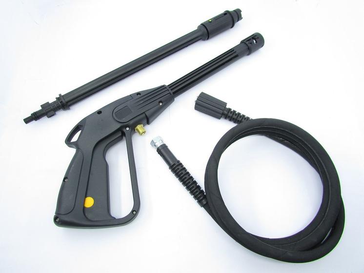 Imagem de 3mt Mangueira Kit Pistola e Lança Wap Super Mini Trama de Aço Lavadora Alta Pressão