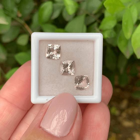 Imagem de 3ø Morganita Antique 6x6mm 2,85ct