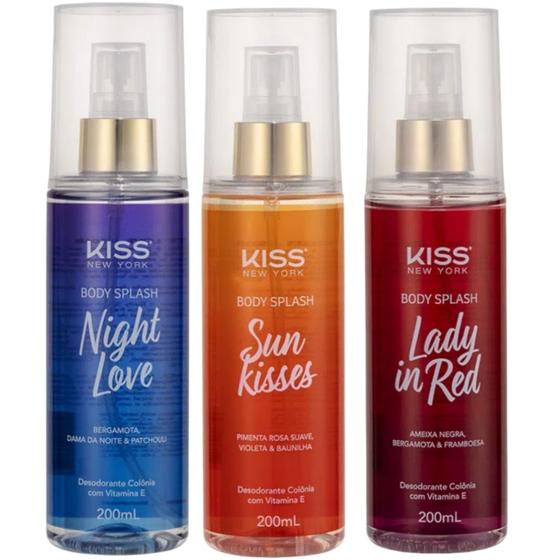 Imagem de 3UN Body Splash Night Love Sun Kisses Lady in Red  Kiss