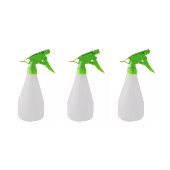 Imagem de 3un Borrifador spray pulverizador 500 ml limpeza resistente