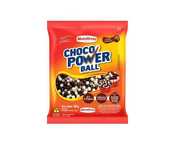 Imagem de 3un Cereal Choco Power Ball Ao Leite crocante 500g Mavalério