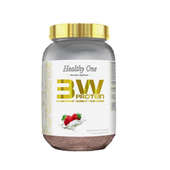 Imagem de 3W Protein 900G Conc Iso Hidro Healthy One - Morango