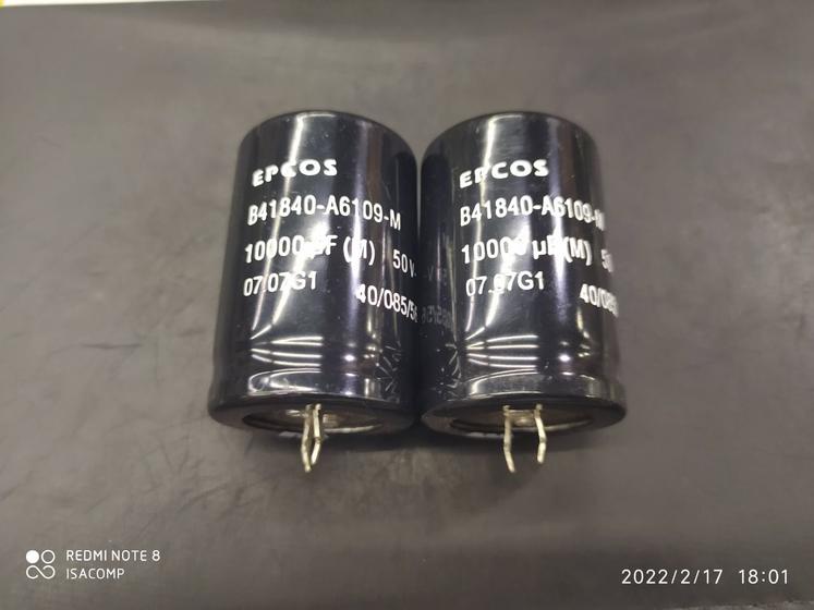 Imagem de 3x Capacitor Eletrolitico 10000uf/50v Snap-in 85º 30x45mm