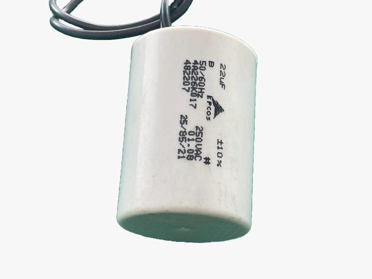 Imagem de 3x Capacitor Partida 22uf/250v Fio 35x50mm Epcos