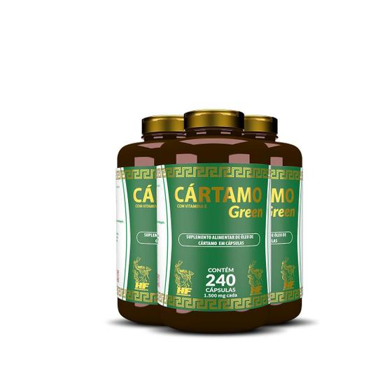 Imagem de 3X Cartamo Com Vitamina E 240 Capsulas Hf Suplementos