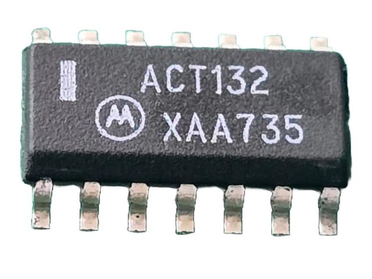 Imagem de 3x Circuito Integrado 74act132 Smd Motorola