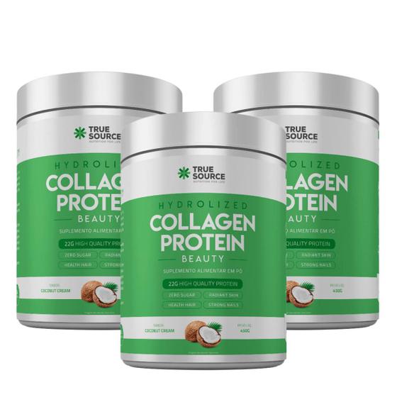 Imagem de 3x Collagen Protein Coconut Cream True Source 450g