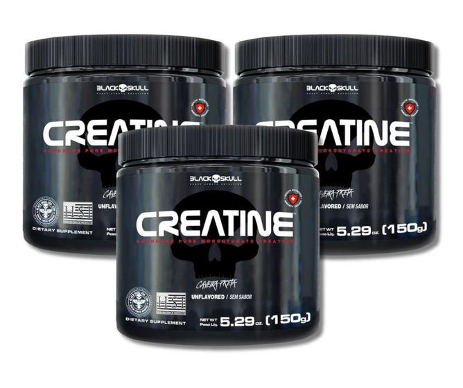 Imagem de 3x CREATINE - CREATINA MONOHIDRATADA - 150G