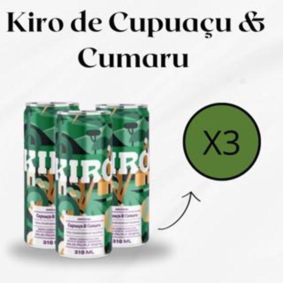 Imagem de 3x Kiro Bebida Gaseificada de Maçã e Pimenta 310ml