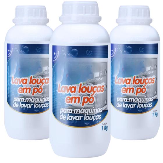 3x Lava Louça em Pó para máquina de lavar louça - Detergente Menor preço em 3x Lava Louça em Pó para máquina de lavar louça - Detergente