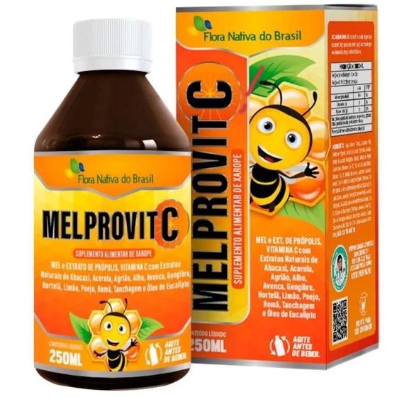 Imagem de 3x Melprovit C - Xarope Mel Própolis Vitamina C + Associações