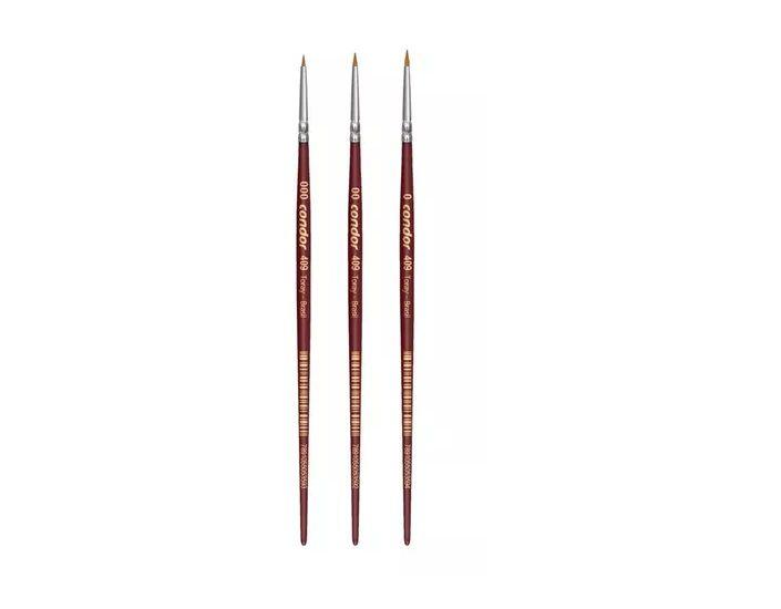 Imagem de 3x Pincel Filete Condor Ref. 409 - 0 00 000