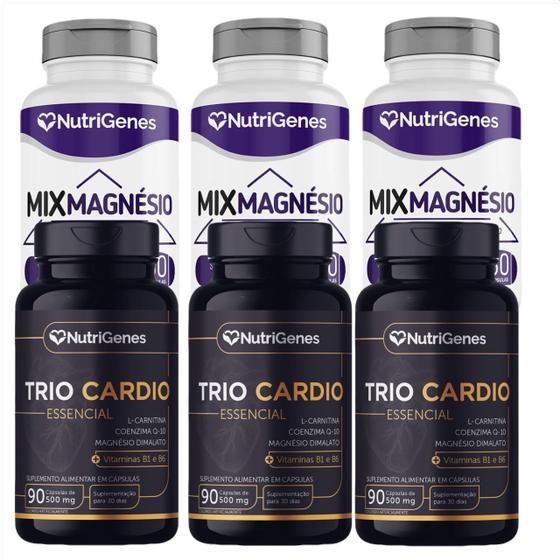 Imagem de 3x Trio Cardio + 3x Mix Magnésio - Nutrigenes