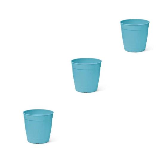 Imagem de 3X Vaso Aquarela 1,5 (0,25L) Azul NUTRIPLAN