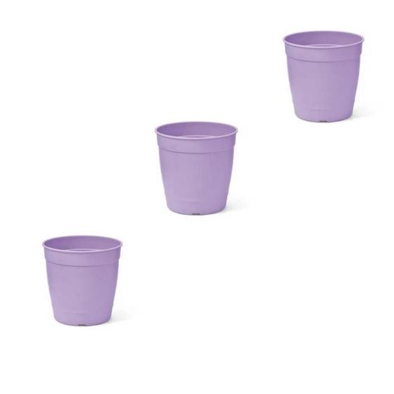 Imagem de 3X Vaso Aquarela 3,5 (1,7L) Lilás NUTRIPLAN