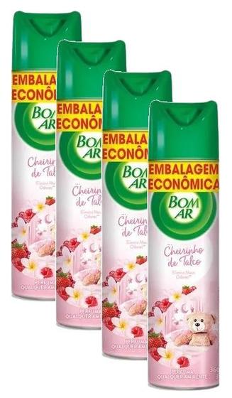 Imagem de 4 Air Wick Bom Ar Adorizador Aroma Cheirinho de Talco 360ml