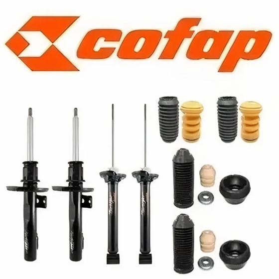 4 Amortecedor A Oleo Gol Voyage G5 G6 G7 Cofap + Kit Batente Menor preço em 4 Amortecedor A Oleo Gol Voyage G5 G6 G7 Cofap + Kit Batente