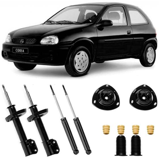 4 Amortecedor Corsa 95 a 2002 Dianteiro Traseiro Nakata e Kit Menor preço em 4 Amortecedor Corsa 95 a 2002 Dianteiro Traseiro Nakata e Kit