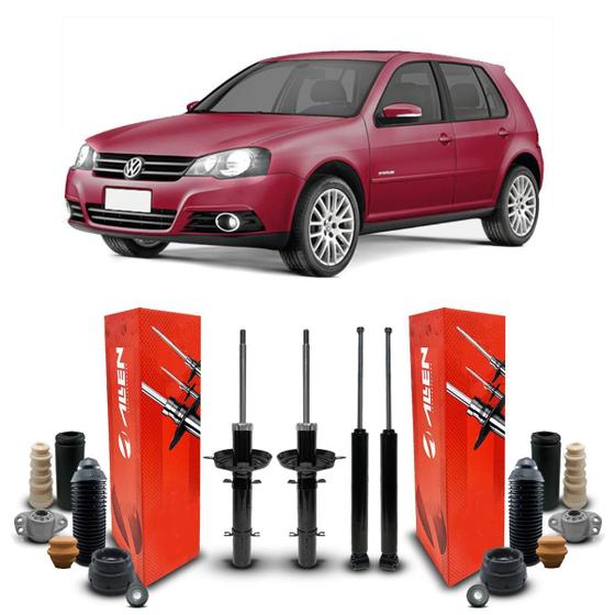 Imagem de 4 Amortecedor Kit Coxim Batente Volkswagen Golf 2007 A 2013