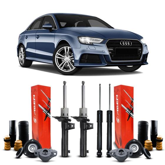 Imagem de 4 Amortecedor Kit Dianteiro Traseiro Audi A3 1.4 2013 A 2021