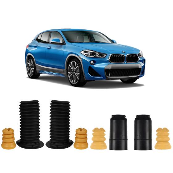 Imagem de 4 Batente Coifa Dianteiro Traseiro Bmw X2 18 2019 2020 2021