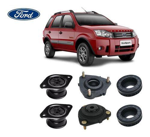 Imagem de 4 Batente + Rolamento Dianteiro Traseiro Ford Ecosport 2003 2004 2005