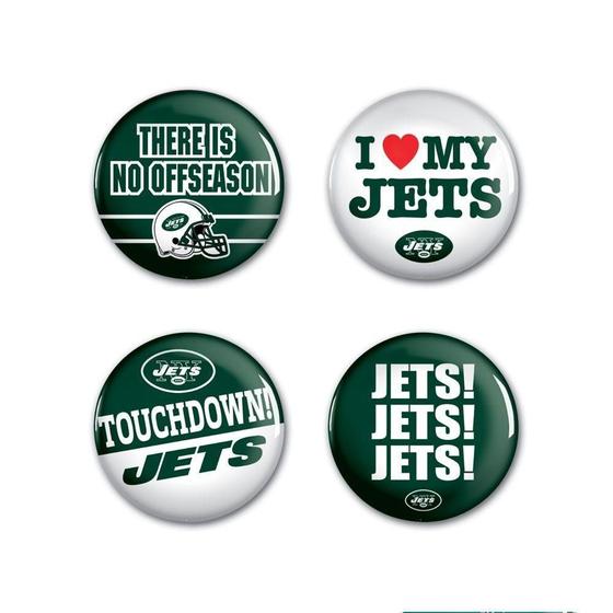 Imagem de 4 Bottons Pins New York Jets NFL