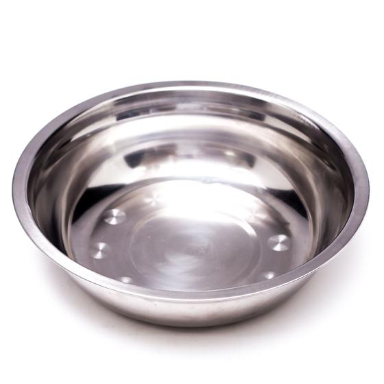 Imagem de 4 Bowls tigelas inox 25cm preparar, misturar servir receitas