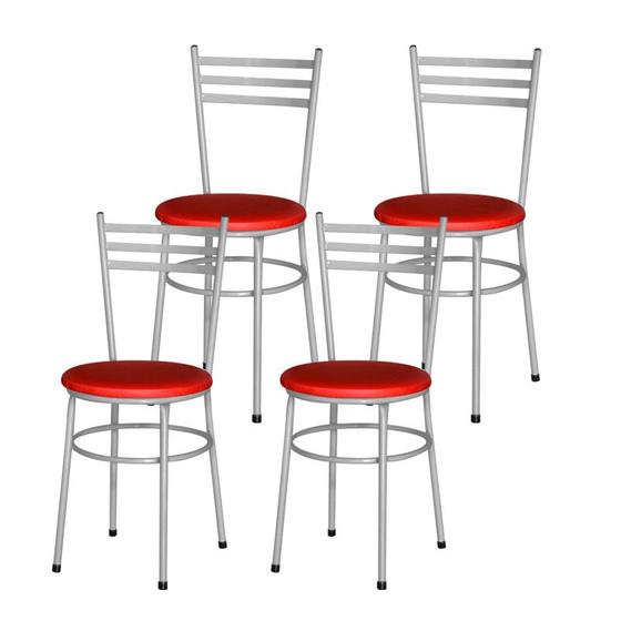 Imagem de 4 Cadeiras para Mesa Epoxi Cinza