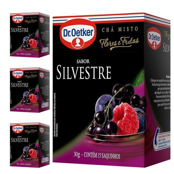 Imagem de 4 chá silvestre 30g dr. oetker