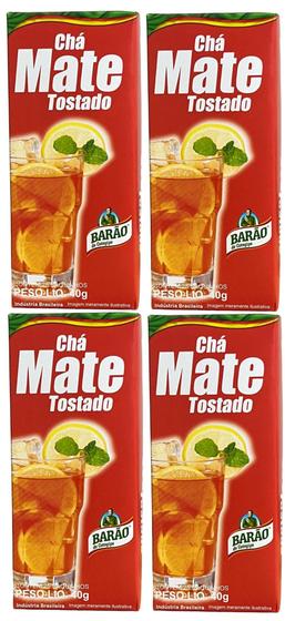 Imagem de 4 Chás Mistos Mate Barão Cotegipe TOSTADO  40G