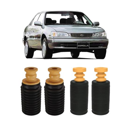 Imagem de 4 Coifa + Batente Suspensão Toyota Corolla 1999 2000 2001 02