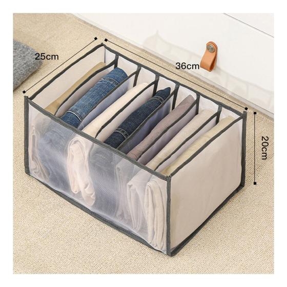 Imagem de 4 Colmeia Organizadora 7 divisórias Guarda Roupa 36x25x20