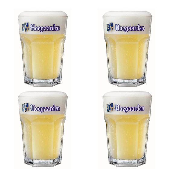 Imagem de 4 Copos de cerveja Hoegaarden 400ml - Embalagem Individual