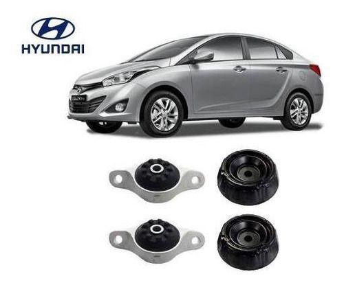 Imagem de 4 Coxim Amortecedor Dianteiro Traseiro Hyundai Hb20s  2012 2013 2014 2015 2016