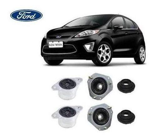 Imagem de 4 Coxim Rolamento Amortecedor Dianteiro Traseiro New Fiesta 2011 2012 2013