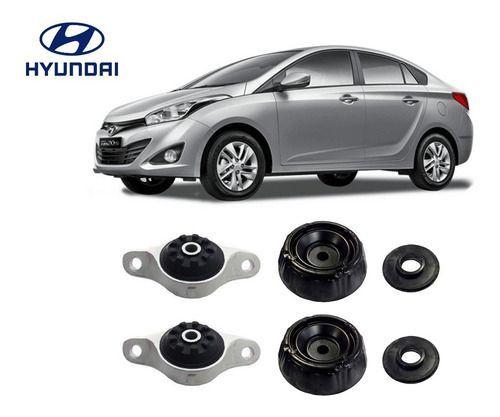 Imagem de 4 Coxim + Rolamento Dianteiro Traseiro Hyundai Hb20s 2016 2017 2018 2019