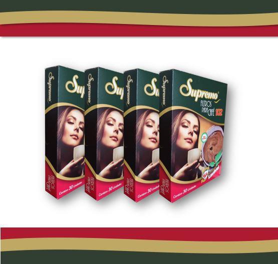 4 CXs Filtros Para Cafeteira Lavável nº 102 Coador de Café TNT Supremo  Reutilizável até 5X - Supremo nº 102 - Coador / Suporte para Filtro de Café  - Magazine Luiza
