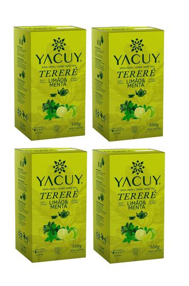 Imagem de 4 Erva Mate Tereré YACUY LIMÃO E MENTA 500G