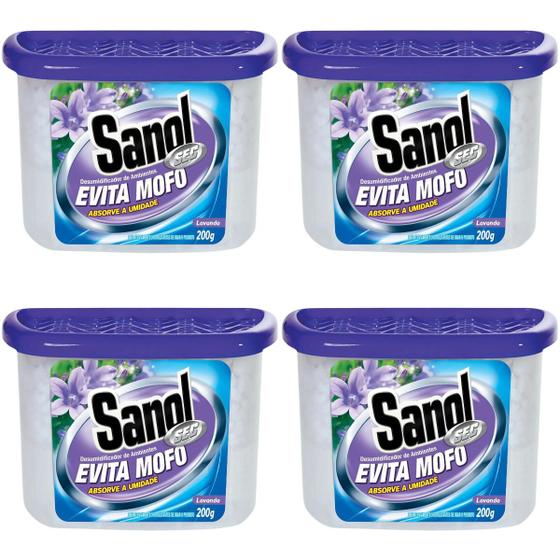 Imagem de 4 Evita Mofo Armário Gavetas Diversas Fragrâncias 200G