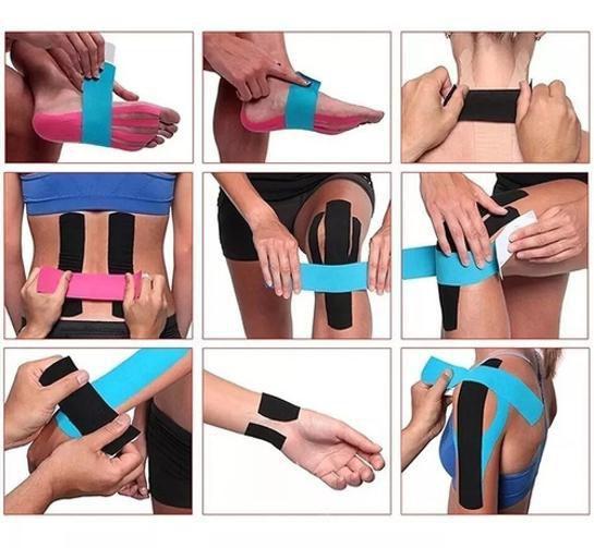 Imagem de 4 Fita Cinesiologia Muscular Fisioterapia Kinesio Tape