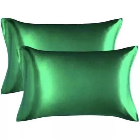 Imagem de 4 Fronhas Cetim de Seda AntiFrizz 50x70 com ZIper