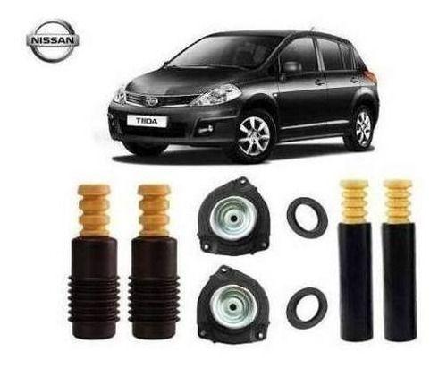 Imagem de 4 Kit Amortecedor Dianteiro Traseiro Nissan Tiida 1.8 2009 2010 2011