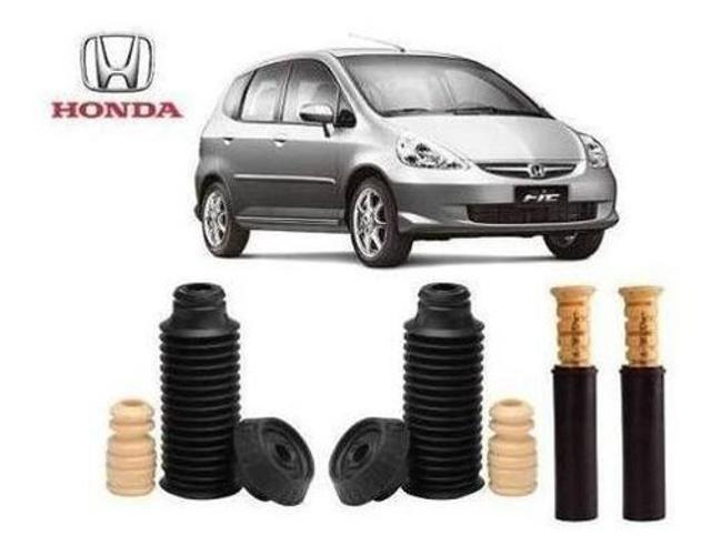 Imagem de 4 Kit Amortecedor Suspens Dianteira Traseira Honda Fit 2003