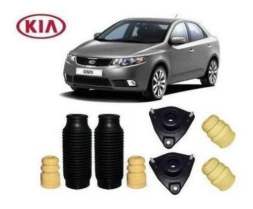 Imagem de 4 Kit Batente Coxim Dianteiro Traseiro Kia Cerato 2009 2010 2011