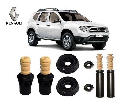 Imagem de 4 Kit Batente Coxim Rolamento Diant Tras. Renault Duster 4x2 2018 2019 2020