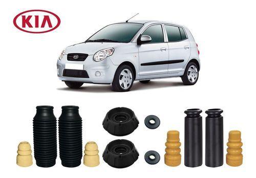 Imagem de 4 Kit Batente Coxim Rolamento Dianteiro Traseiro Picanto 2007 2008 2009